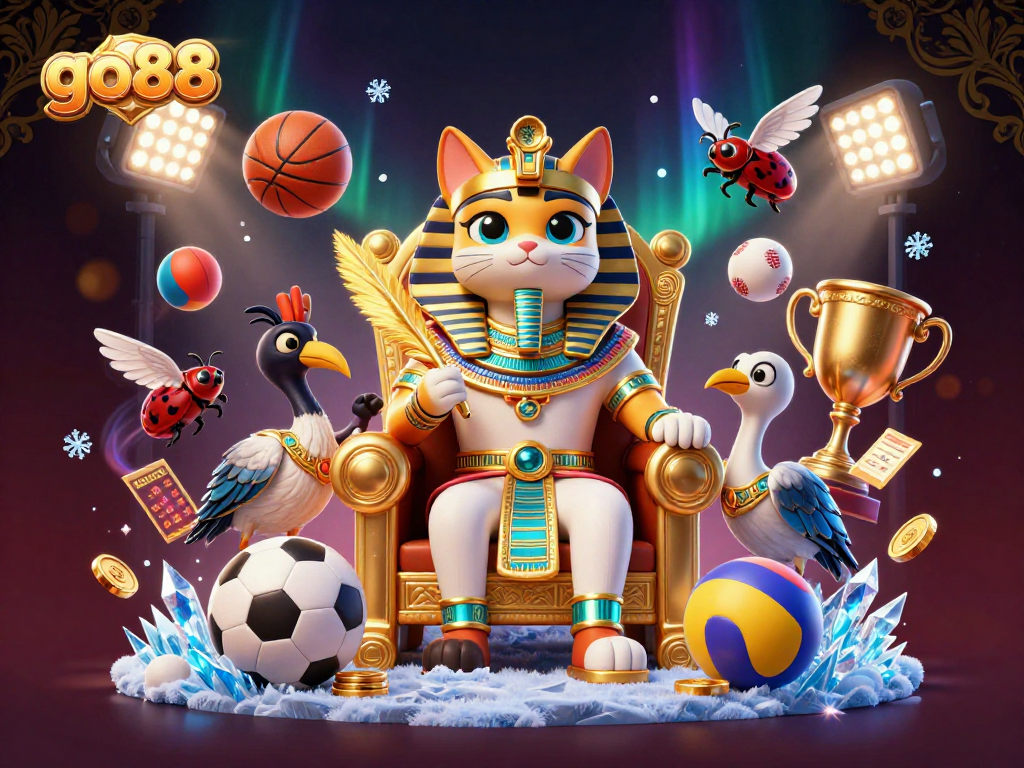 Experience thrilling sports action with go88, featuring a dynamic casino scene packed with energy and excitement.
