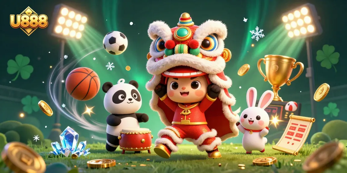 Experience exhilarating gameplay at U888 with vibrant characters and dynamic sports themes.