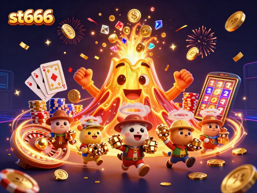 Experience excitement and thrill at st666 with golden coins and vibrant casino games.