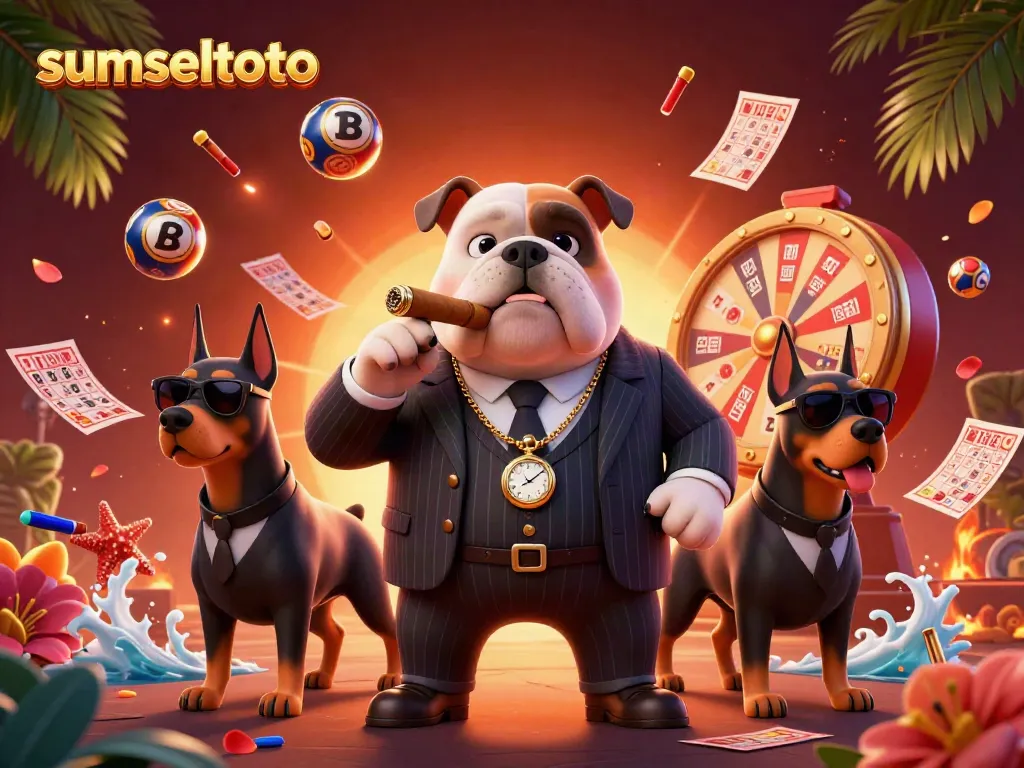 Play lottery and win with sumseltoto's exciting games featuring cartoon characters and vibrant elements.