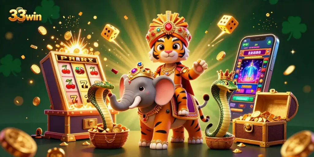 Spin to win big with 33win's exciting jackpot slots and dynamic casino visuals!