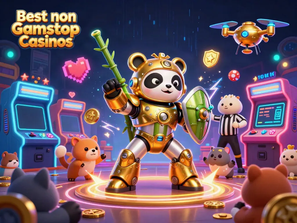 Engage with the vibrant world of the Best non Gamstop Casinos featuring dynamic gaming action and colorful elements.