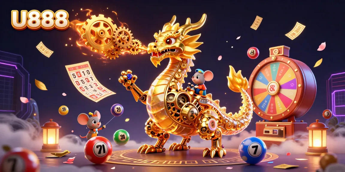 U888 players enjoy thrilling lottery games with colorful bouncing balls and dynamic prize elements.