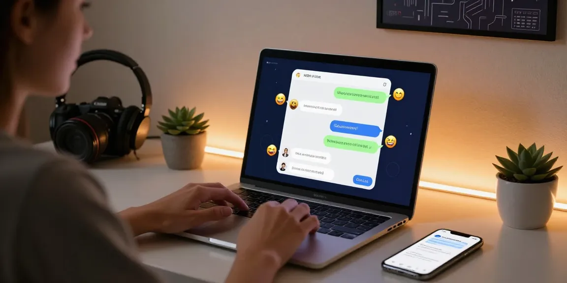 Interactive NSFW AI chat showcased on a laptop, reflecting modern tech trends.