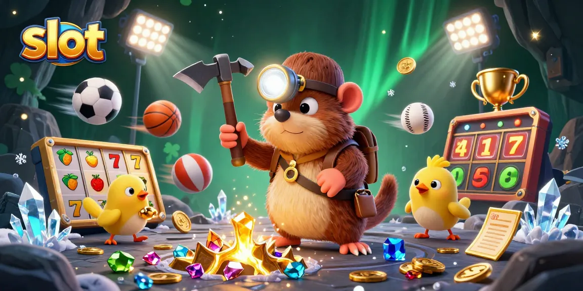 Engage with the thrilling slot adventures featuring a treasure hunter mole and dynamic game elements.
