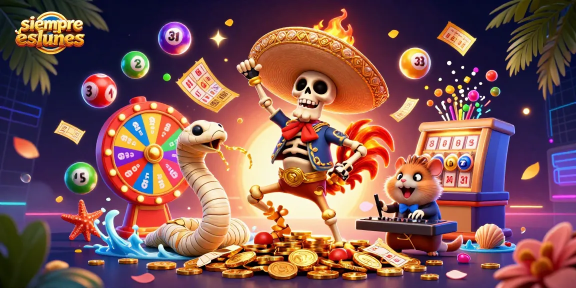 Engage with siempreeslunes as the vibrant casino scene unfolds with dynamic lottery elements.