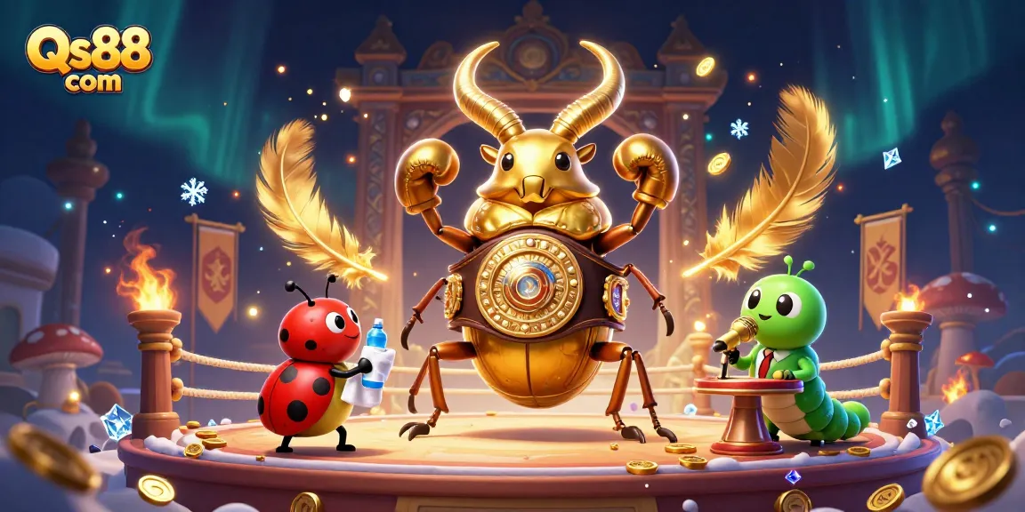 Engage with Qs88 com as you witness a thrilling casino boxing match illustration, featuring extraordinary characters.