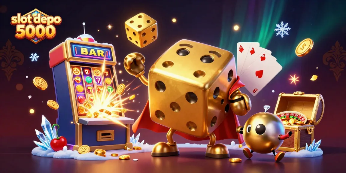 Experience thrilling gaming action at slot depo 5000 with vibrant visuals and engaging characters.