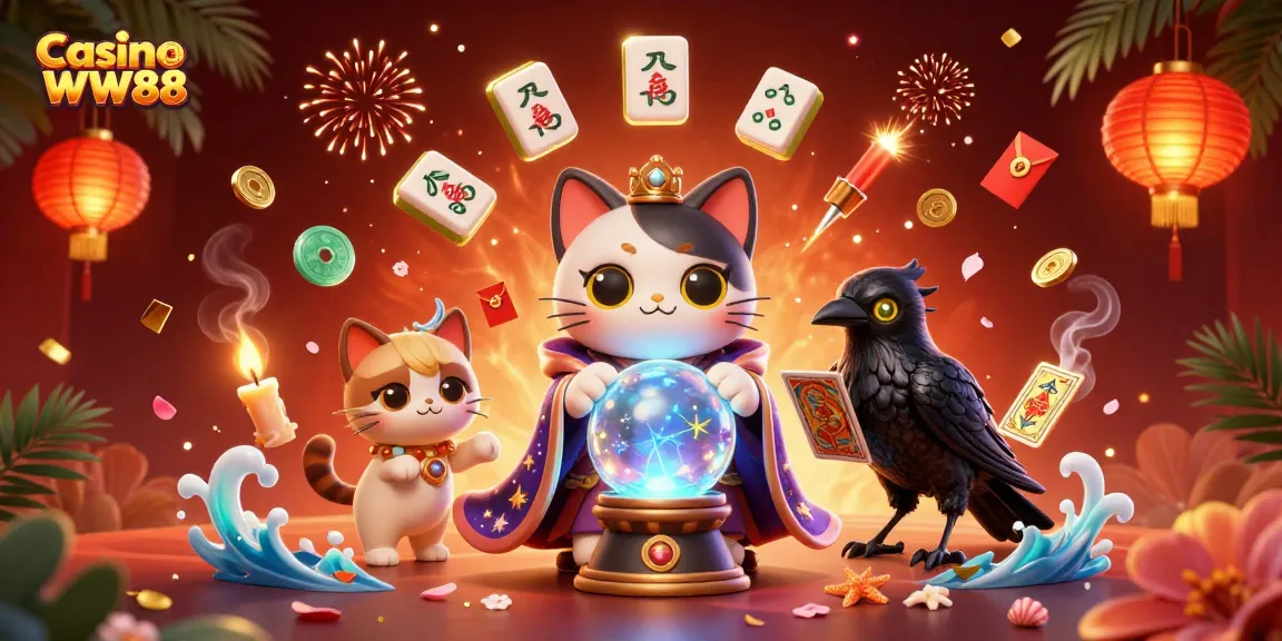 Experience thrilling games at Casino WW88 with vibrant characters and mystical elements!
